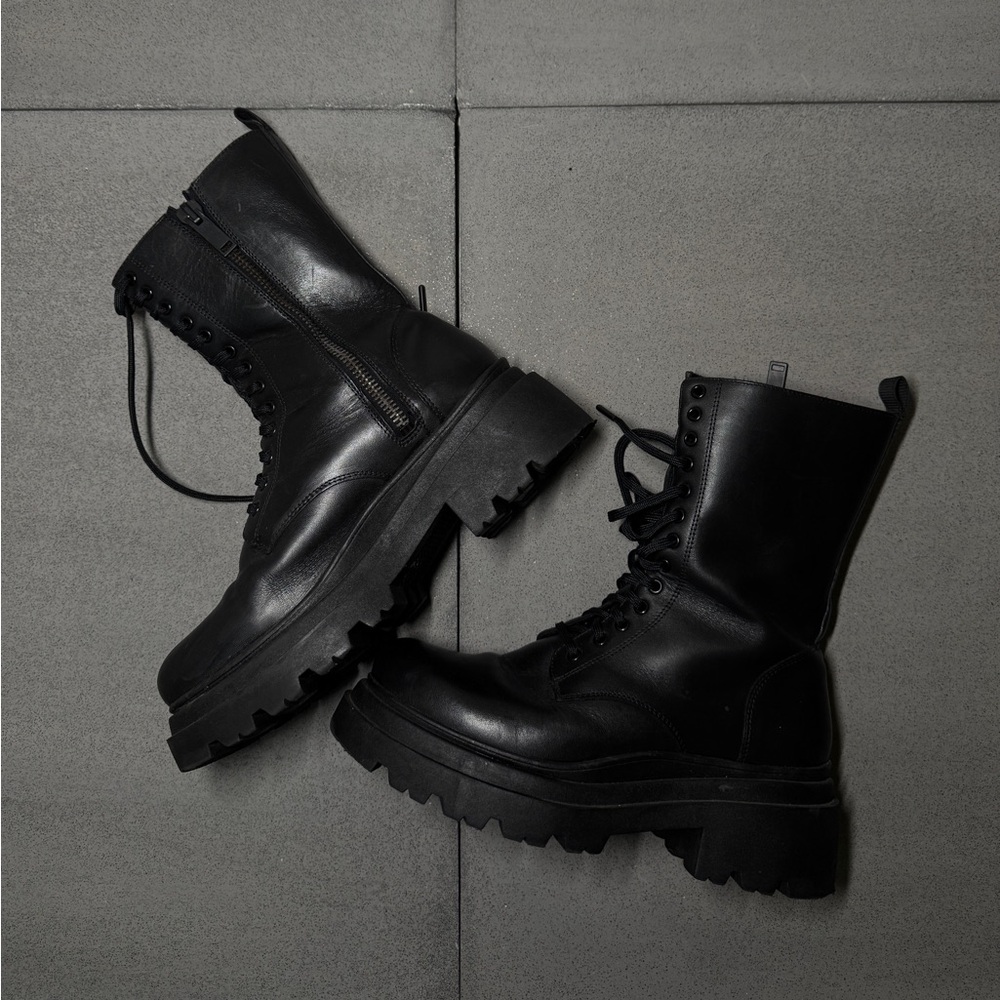 Black Thursday Boot co. Combat Ankle Boots